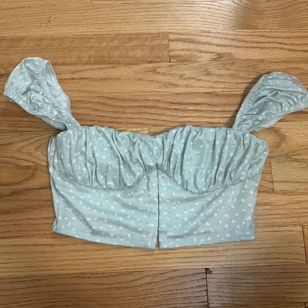 Princess Polly light green corset top